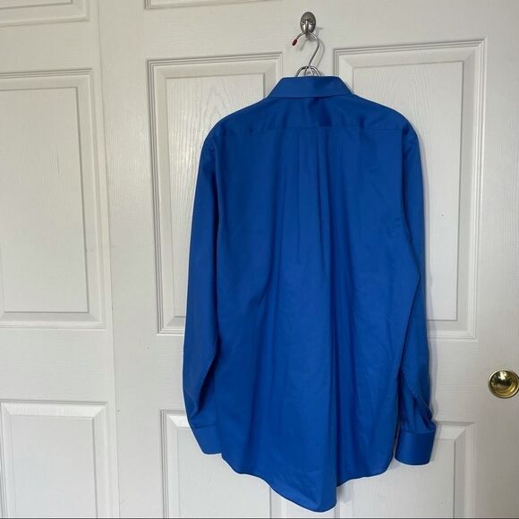 Chaps Men Classic Fit Twill Dress Shirt 15-15 1/2 - Picture 4 of 10